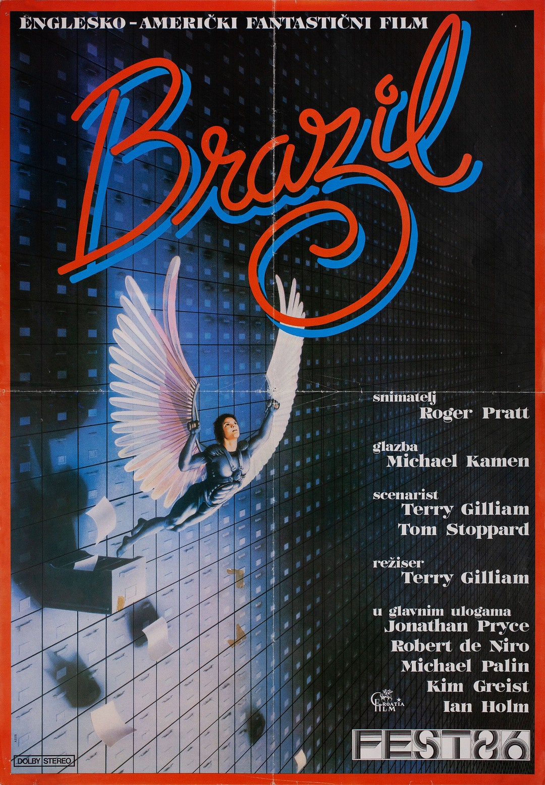 Brazil 1986 Yugoslav B2 Poster - Etsy