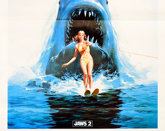 Jaws 2 1978 Original Japanese Movie Poster