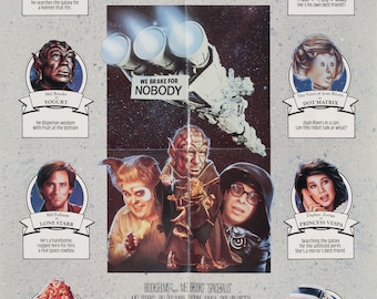 Spaceballs Original 1987 U.S. Mini Movie Poster