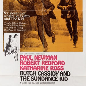Butch Cassidy and the Sundance Kid 1969 U.S. One Sheet Poster
