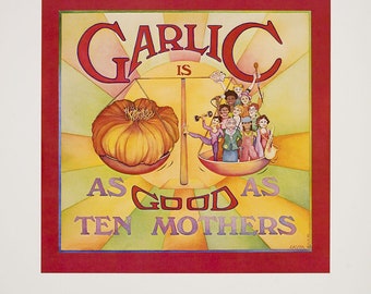 Garlic Is As Good As Ten Mothers 1980 U.S. Mini Poster