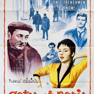 Die Tore von Paris 1958 U.S. One Sheet Poster