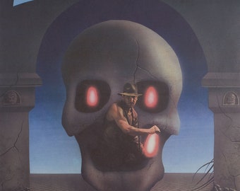 Indiana Jones and the Temple of Doom 1984 Czech A3 Poster