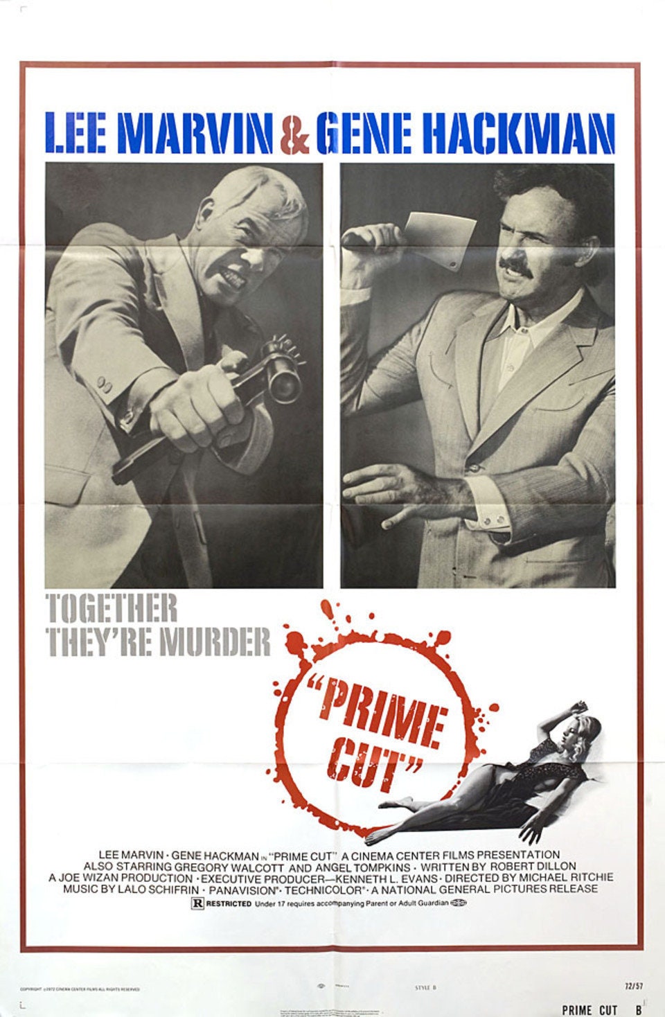 Prime Cut 1972 U.S. One Sheet Poster