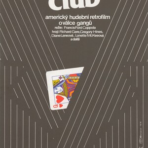 The Cotton Club 1984 Czech A3 Poster