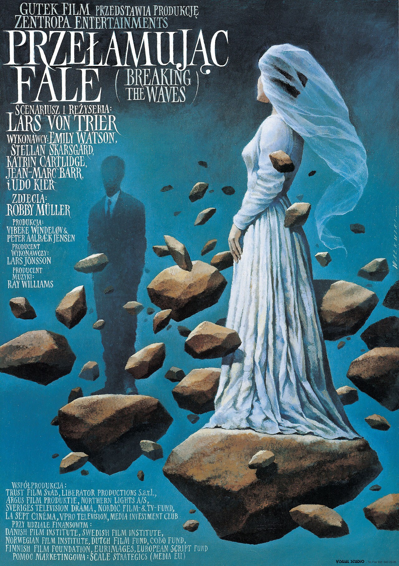 Breaking the Waves Original 1996 Polish B1 Movie Poster