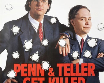Penn & Teller Get Killed 1990 U.S. One Sheet Poster