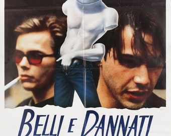 My Own Private Idaho Original 1992 Italian Due Fogli Movie Poster
