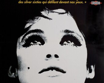 Edie Sedgwick Andy Warhol 1965 Factory Girl A3 Colour Photo