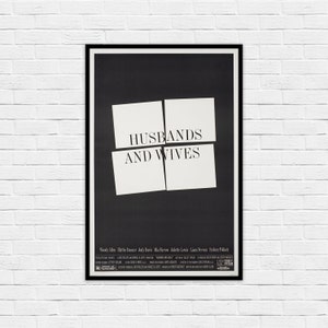 Maridos y esposas Woody Allen 1992 Cartel original de la película