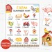Farm Scavenger Hunt Printable, Farm Indoor Scavenger Hunt for Kids ...