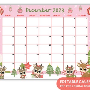 December Calendar - Etsy