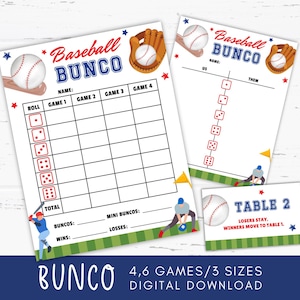Baseball Bunco Score Card Printable, Tally Sheets, Baseball Games, Baseball Activities, Baseball Party Favors Birthday, Baseball Classroom