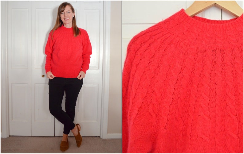 jeanne pierre cable knit sweater