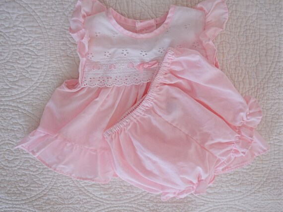 baby girl top and bloomer set