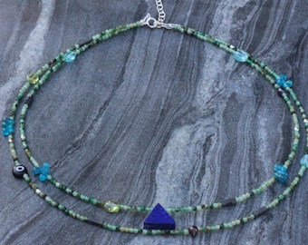 double-triple necklaces