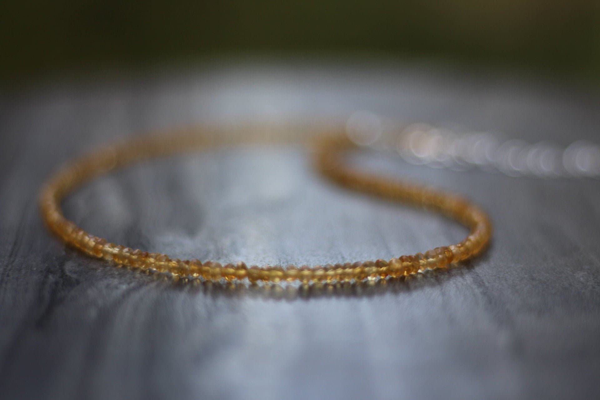 Citrine cheap choker necklace