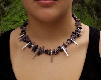 maxi gemstone necklaces