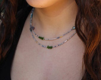 double-triple necklaces