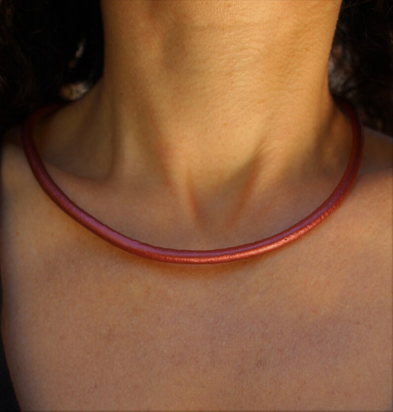 Leather cord necklace clasp leather necklace Etsy