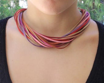 maxi gemstone necklaces