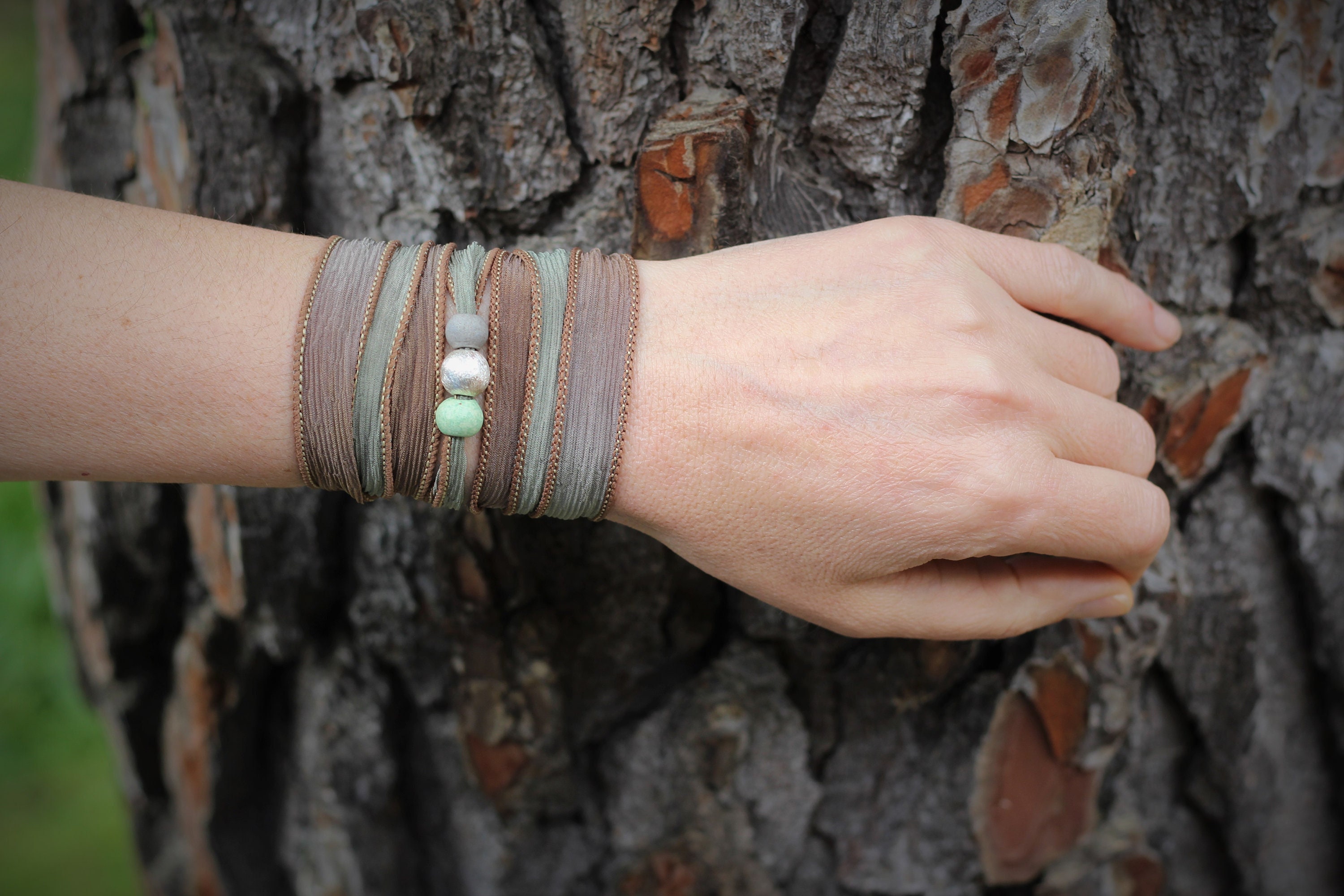 Silk wrap deals bracelets