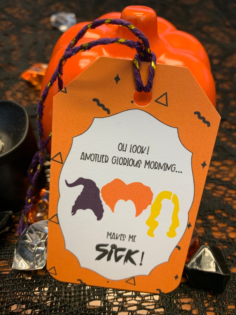 Hocus Pocus Gift Tags Halloween Party Decor Sanderson | Etsy