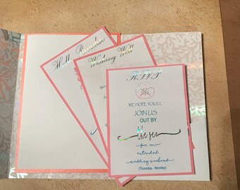 svg 5 x 7 pocket fold wedding invitation 5x7 pocketfold etsy