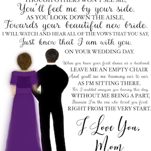 To My Son - Wedding Day Poem from Mother who cannot be there