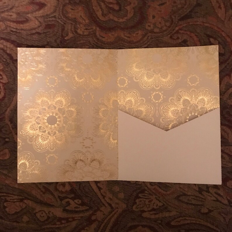 Download SVG 5 x 7 Pocket fold Wedding Invitation 5x7 Pocketfold | Etsy
