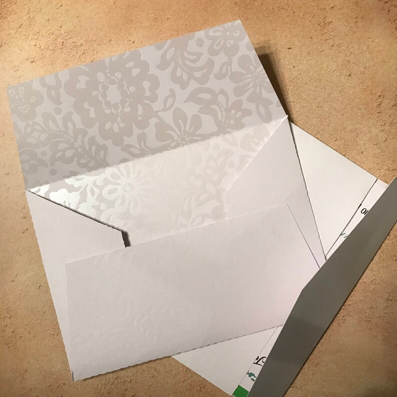 Download Not for Cricut SVG A7 5.25 x 7.25 Envelope Template for | Etsy