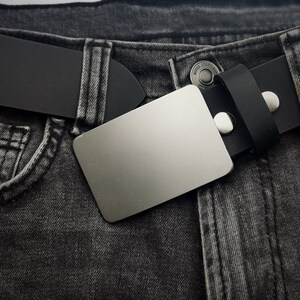 Men's belt buckle for 38mm belt with a matt finish, stainless steel buckle, belt for jeans a  perfect Christmas gift for him or her.