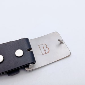 Men' belt buckle for 38mm 1.5 inch belt, handmade, stainless steel, belt for jeans, metal belt buckle, gift for him or her, gift for guys. image 5