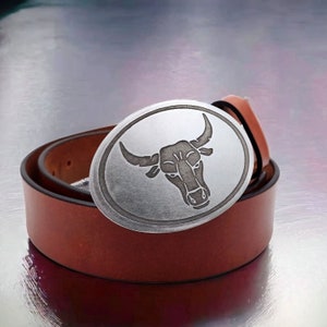 Custom belt buckle for 38mm belt, design your own, personalised buckle, handmade from stainless steel, gift for him, business logo buckle. image 7