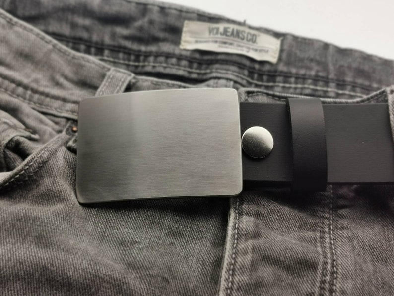 gift for men plain polished buckle gift for him metal belt buckle custom belt buckle Stainless belt buckle