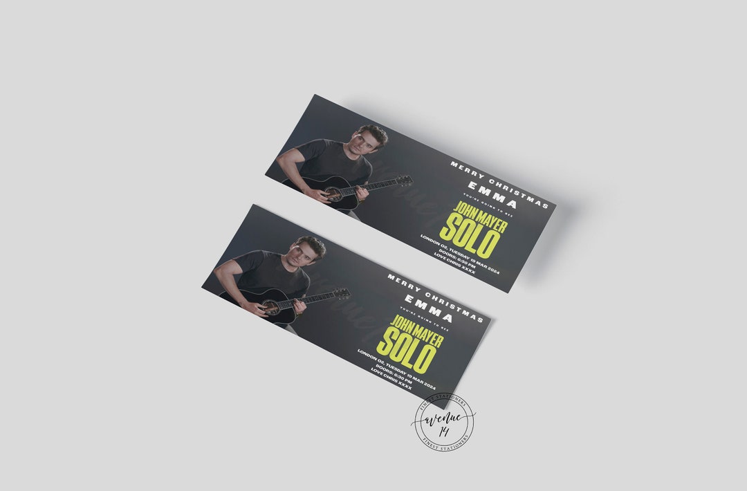 John Mayer London O22024 2025 Gift Ticket Show/theatre/concert/musical
