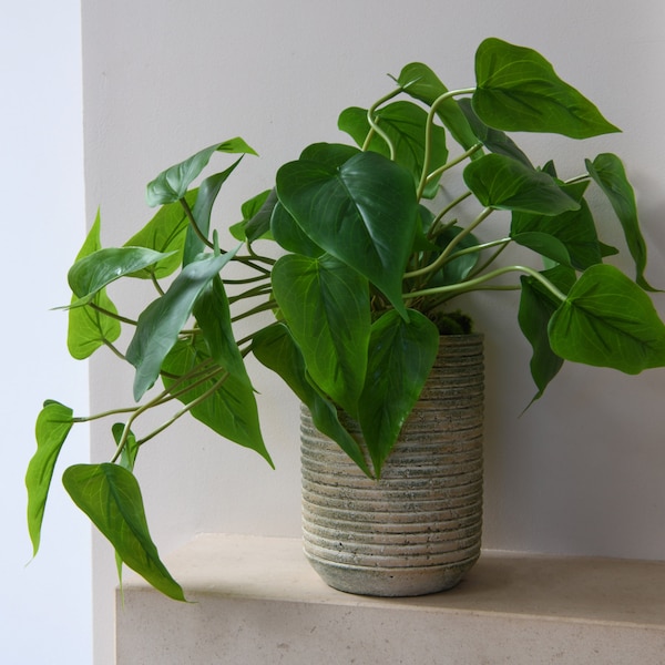 Realistic house plant. Artificial potted plant