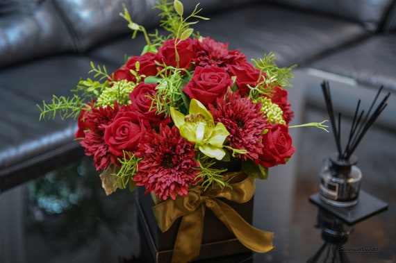 Bouquet di fiori rossi
