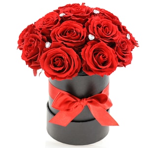 Boxed Preserved Red Rose Arrangement: Eternity Roses Gift