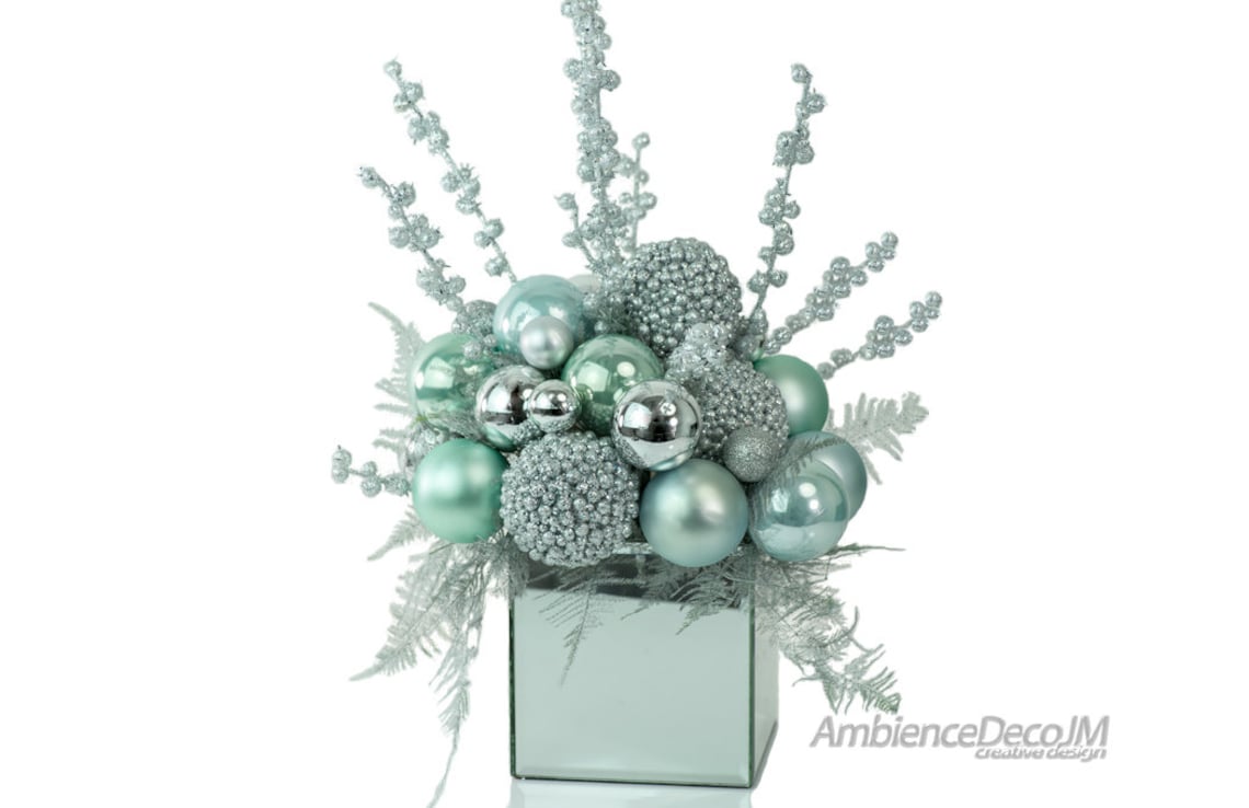 Elegant Christmas Centerpiece. Artificial Christmas Etsy
