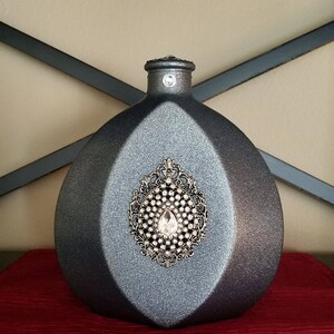 Rhinestone Grey Bottle