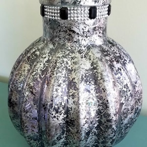 Silver Metallic Vase