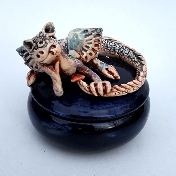 Dragon Ceramic Box Etsy