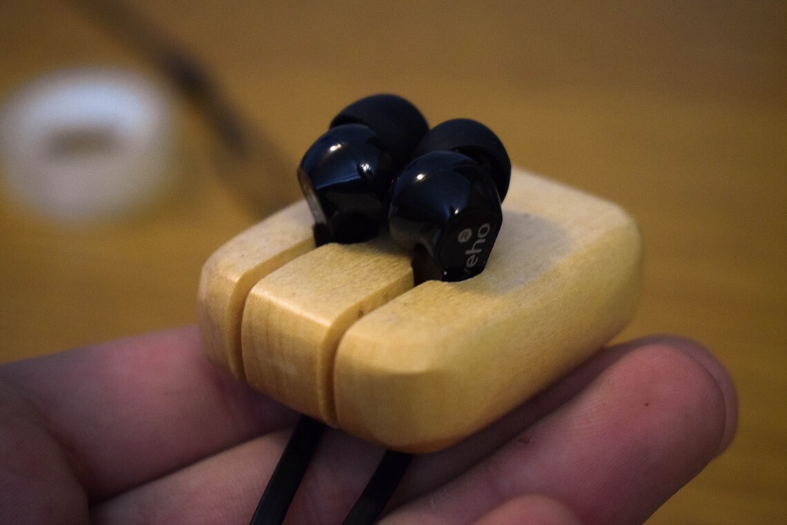Wooden Earphones Holder Handbag Organiser Earphones Cord Etsy