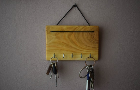 wooden keychain holder wall keychain holder wall keycring wooden holder wall holder key hanger key organizer wall key holder