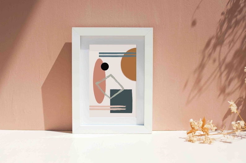 Digital Download Printable Large Scale Wall Art Retro Minimalism Wall D\u00e9cor Print 36 x 24 Scalable Files
