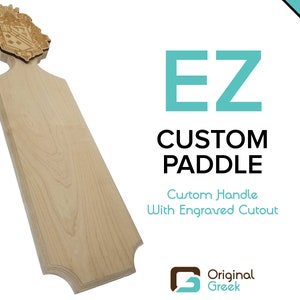 15 Inch Unfinished Wooden Paddle Sorority Paddles Greek Fraternity Paddle  Solid Pine Wood Paddle Wooden Frat Paddle Natural Color Craft Wood Ideal  for