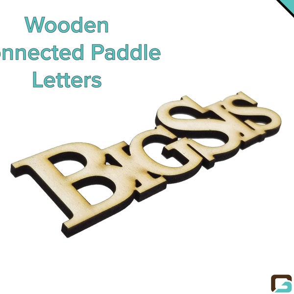 Big Sis Connected Letters with Adhesive Backing