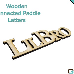 Lil Bro Connected Letters con respaldo adhesivo