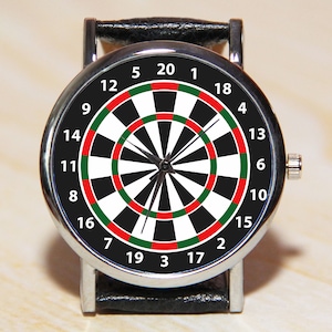 Darts watch, watches, game, men&#39;s watches, women&#39;s watches, leisure watches, gift watches, custom watches, handmade watches, leather watch